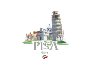 T-Shirt Unisex Girocollo Mezza Manica "Pisa"