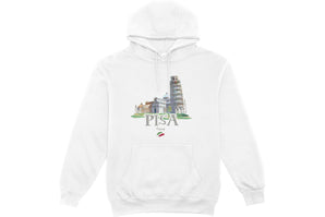 Felpa Cotone Unisex Con Cappuccio "Pisa"