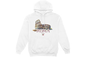 Felpa Cotone Unisex Con Cappuccio "Roma"