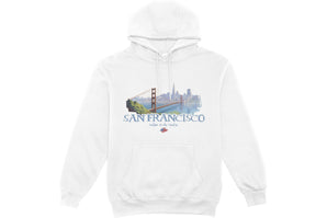 Felpa Cotone Unisex Con Cappuccio "San Francisco"