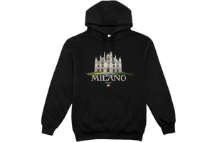 Felpa Cotone Unisex Con Cappuccio "Milano"