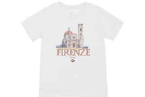 T-Shirt Unisex Girocollo Mezza Manica "Firenze"