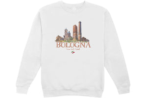 Felpa Cotone Unisex Girocollo "Bologna"