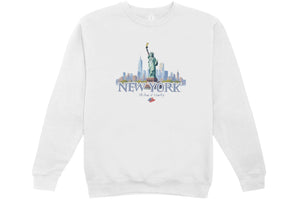 Felpa Cotone Unisex Girocollo "New York"