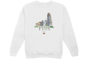 Felpa Cotone Unisex Girocollo "Pisa"