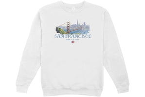 Felpa Cotone Unisex Girocollo "San Francisco"