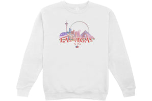 Felpa Cotone Unisex Girocollo "Las Vegas"