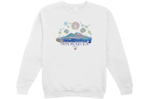 Felpa Cotone Unisex Girocollo "Sua Maestà il Vesuvio"