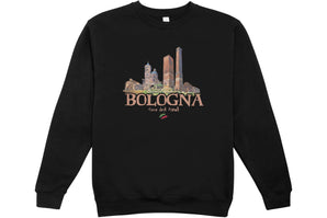 Felpa Cotone Unisex Girocollo "Bologna"