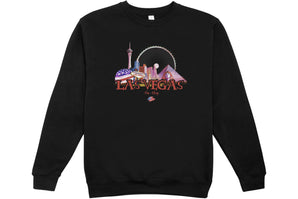 Felpa Cotone Unisex Girocollo "Las Vegas"