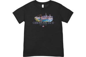 T-Shirt Unisex Girocollo Mezza Manica "San Francisco"