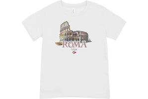 T-Shirt Unisex Girocollo Mezza Manica "Roma"