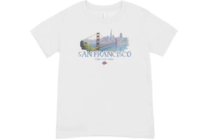 T-Shirt Unisex Girocollo Mezza Manica "San Francisco"