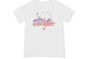 T-Shirt Unisex Girocollo Mezza Manica "Las Vegas"