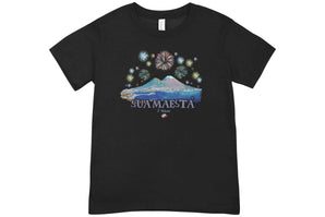 T-Shirt Unisex Girocollo Mezza Manica  "Sua Maestà il Vesuvio"