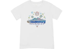 T-Shirt Unisex Girocollo Mezza Manica  "Sua Maestà il Vesuvio"